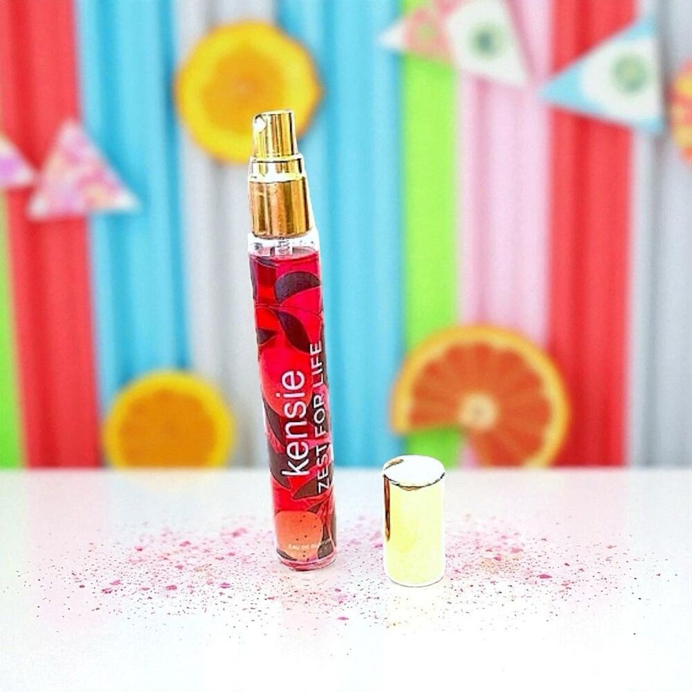 KENSIE Zest For Life Perfume Purse Spray New Without Box 0.34 fl Oz 10 ml